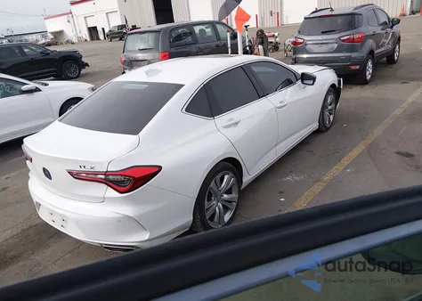2021 Acura Tlx Technology Package из США, поврежденный, VIN 19UUB5F45MA007014